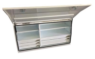 showing five drawer tool box